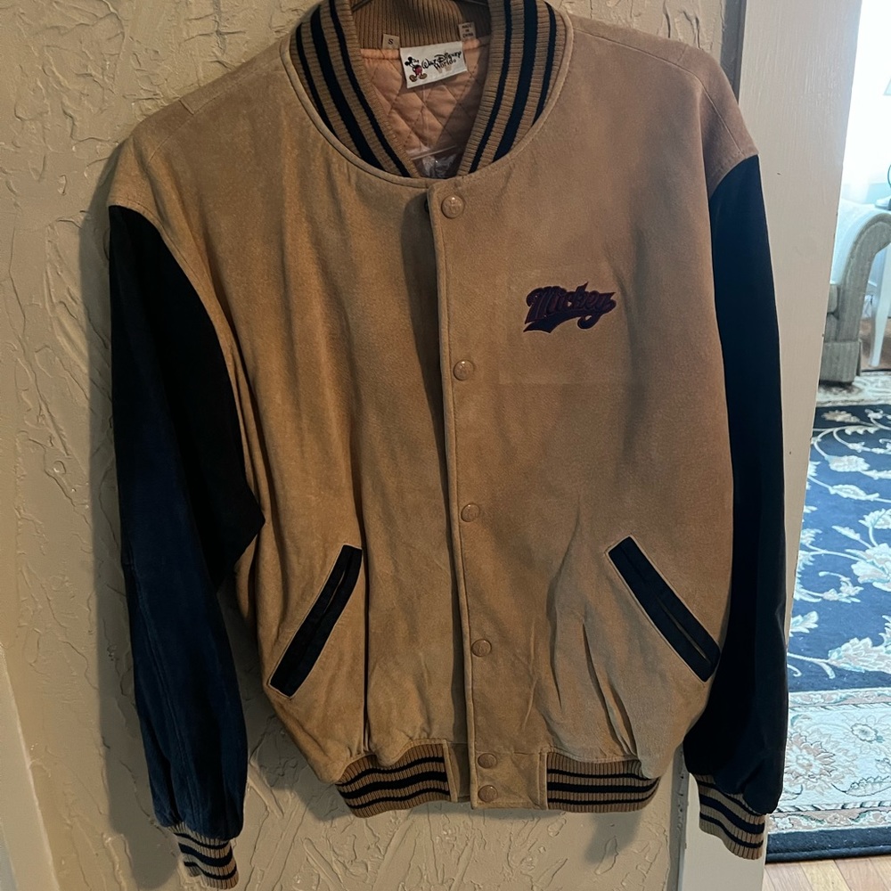 •VINTAGE• DISNEY WORLD SUADE JACKET